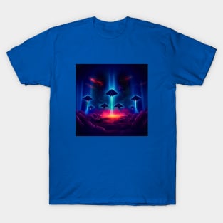 Stingrays in Space, Nebula Navigators T-Shirt